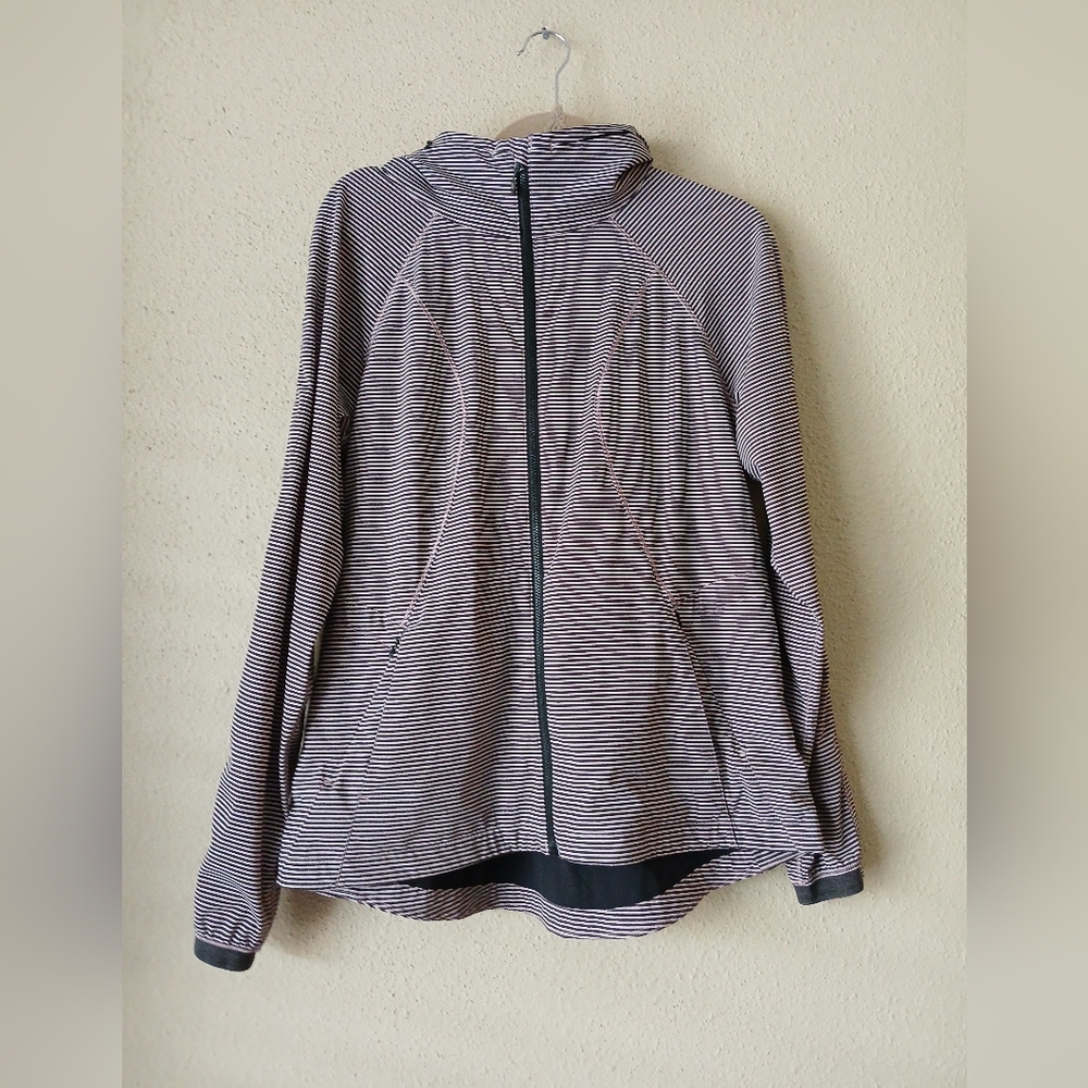 Lululemon Jacket Women's Size 10 Full Zip Hooded Go The Distance